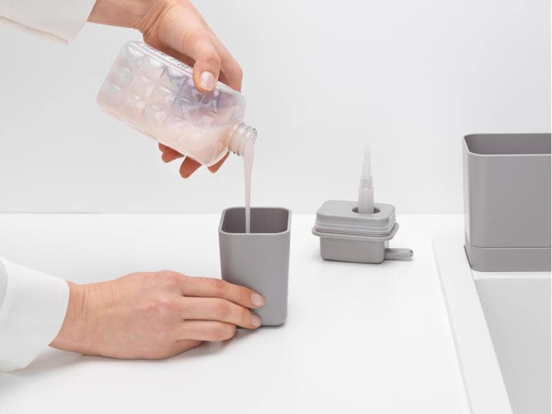 Brabantia Spültrog-Organizer Set, Grau Spültrog-Organizer