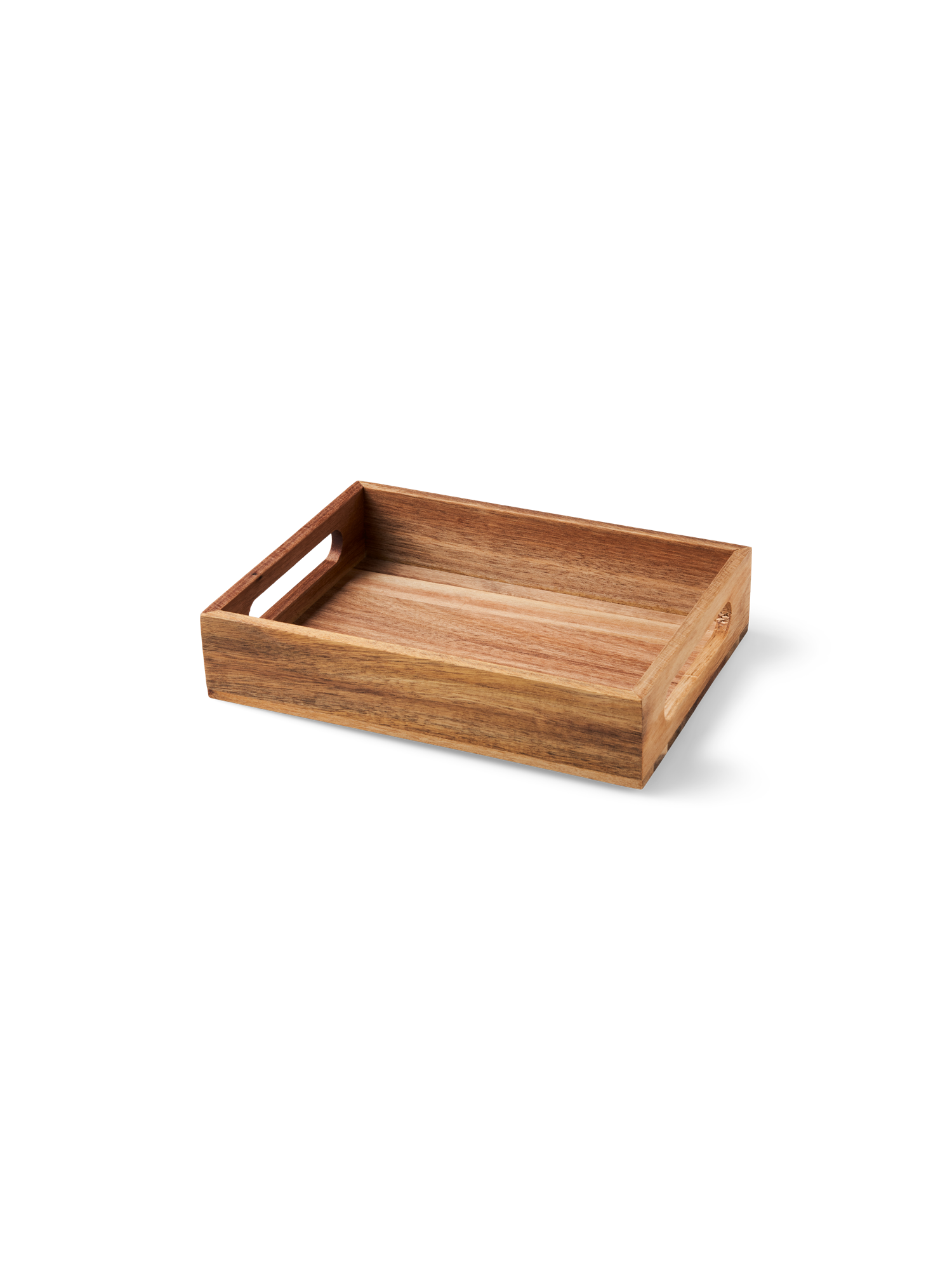 Serveringsbakke | Akacietræ. 24 x 18 x 5 cm. | Dark Wood