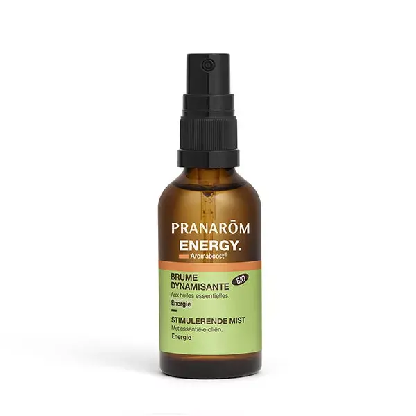 Spray Energético Orgânico Pranarom Aromaboost 50 ml