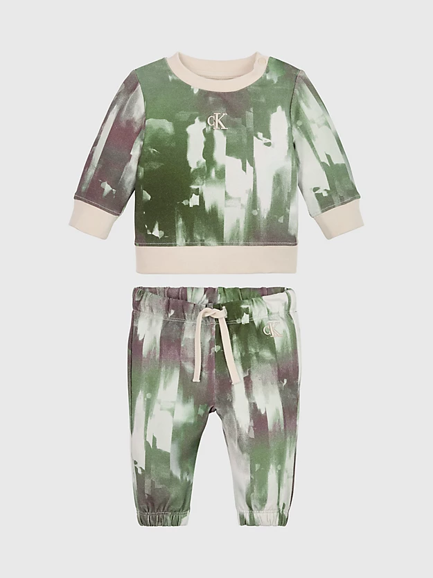 Macacão com estampa camuflada para recém-nascidos