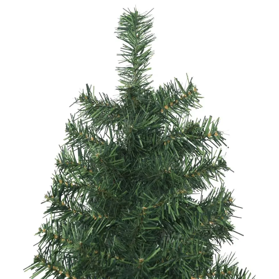 vidaXL Kunstkerstboom smal met standaard 300 cm PVC