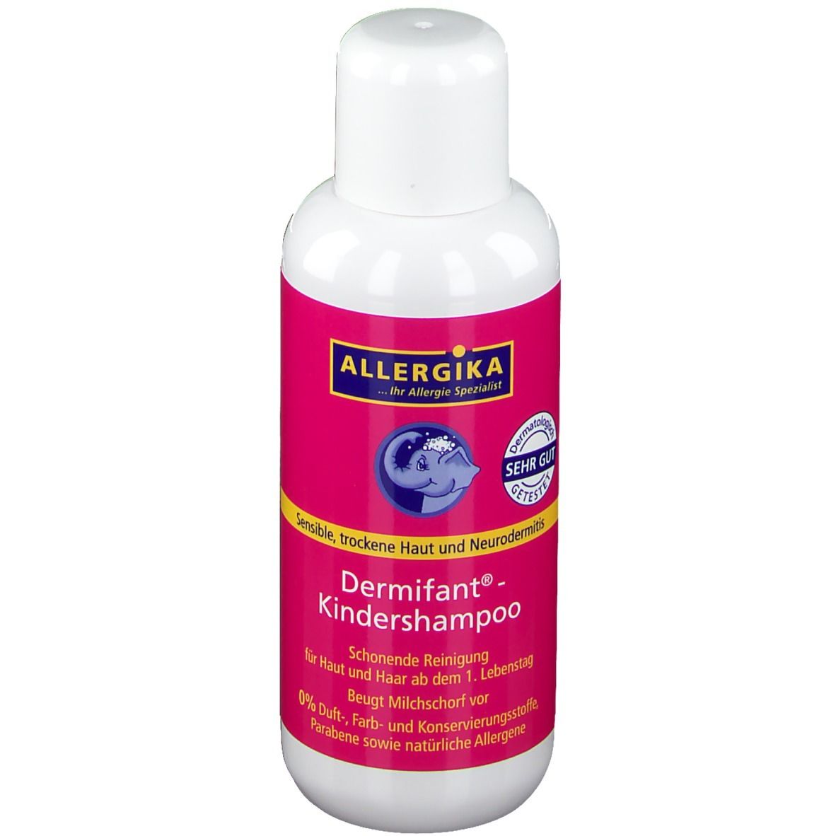 Dermifant® Kindershampoo - Milde, tägliche Reinigung bei Neurodermitis, Juckreiz und trockener, schuppiger Haut