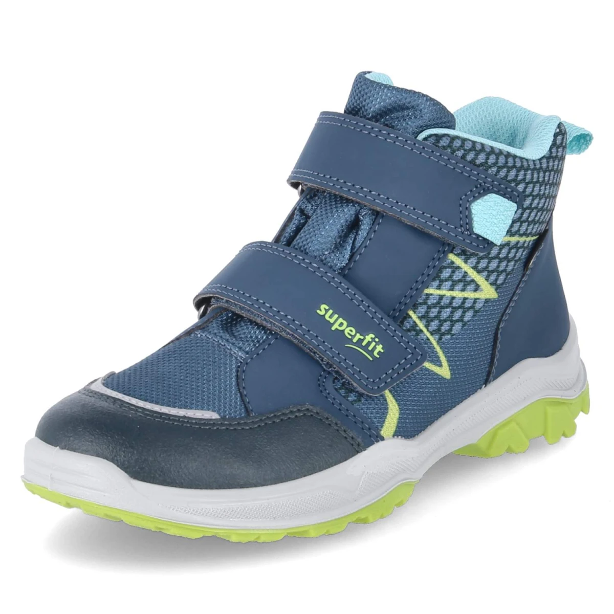 SuperfitBoots  JUPITER - BLAU/HELLGRÜN