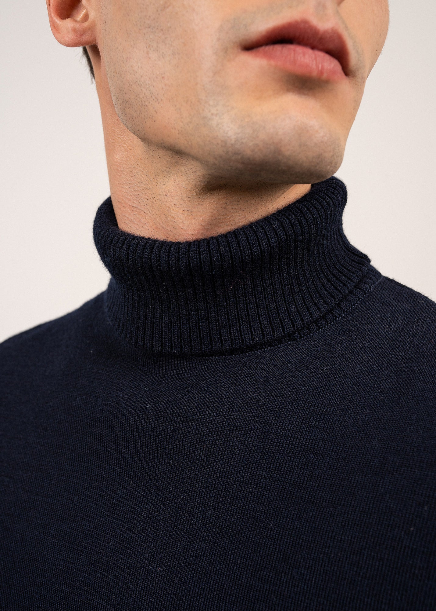 Pull col roulé Bretagne