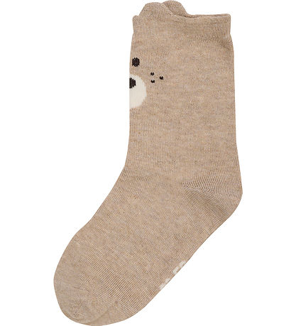 Minymo Strømper - Noos - 2-pak - Light Grey Melange