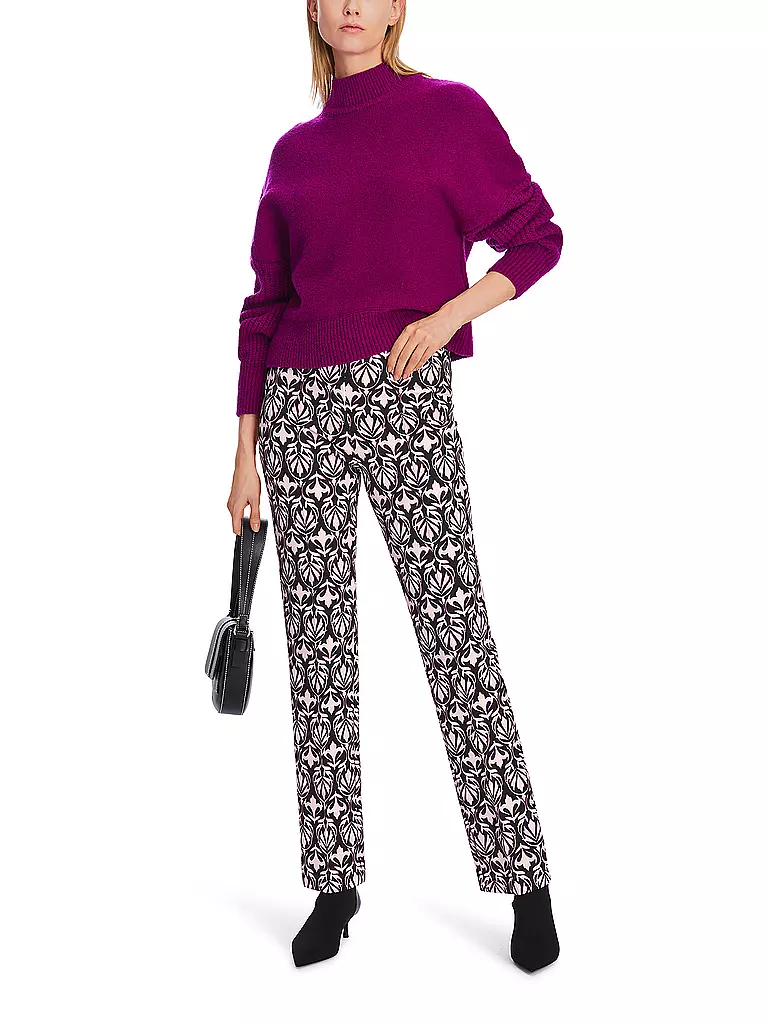MARC CAIN Rollkragenpullover beere