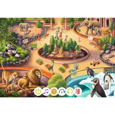 Ravensburger tiptoi Puzzle für kleine Entdecker: Zoo