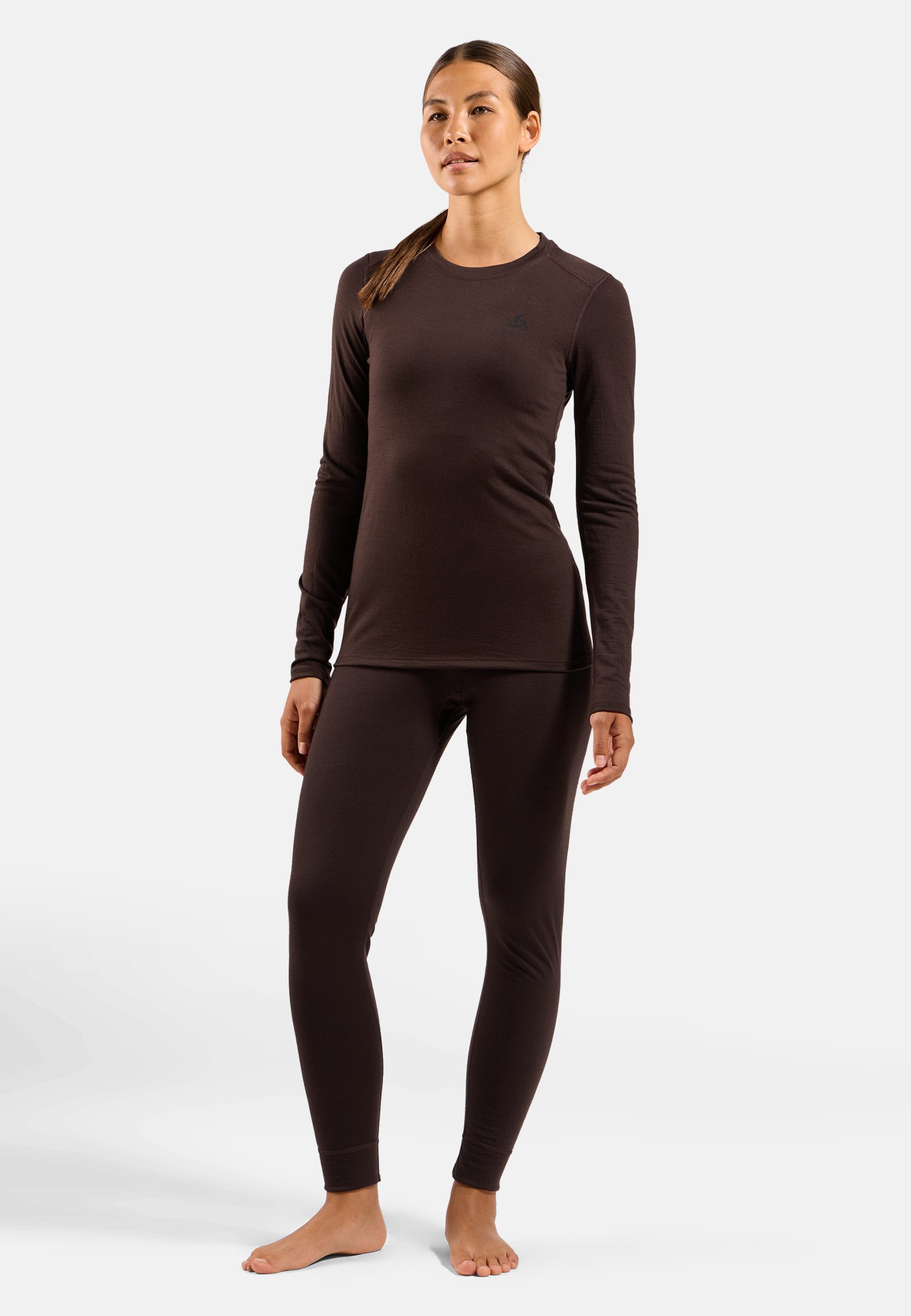 Natural Merino 160 Base Layer Langarmshirt in fudge