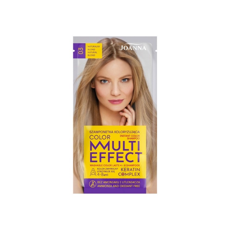 Joanna Multi Effect Color Coloring haarshampoo /03/ Natuurlijk blond