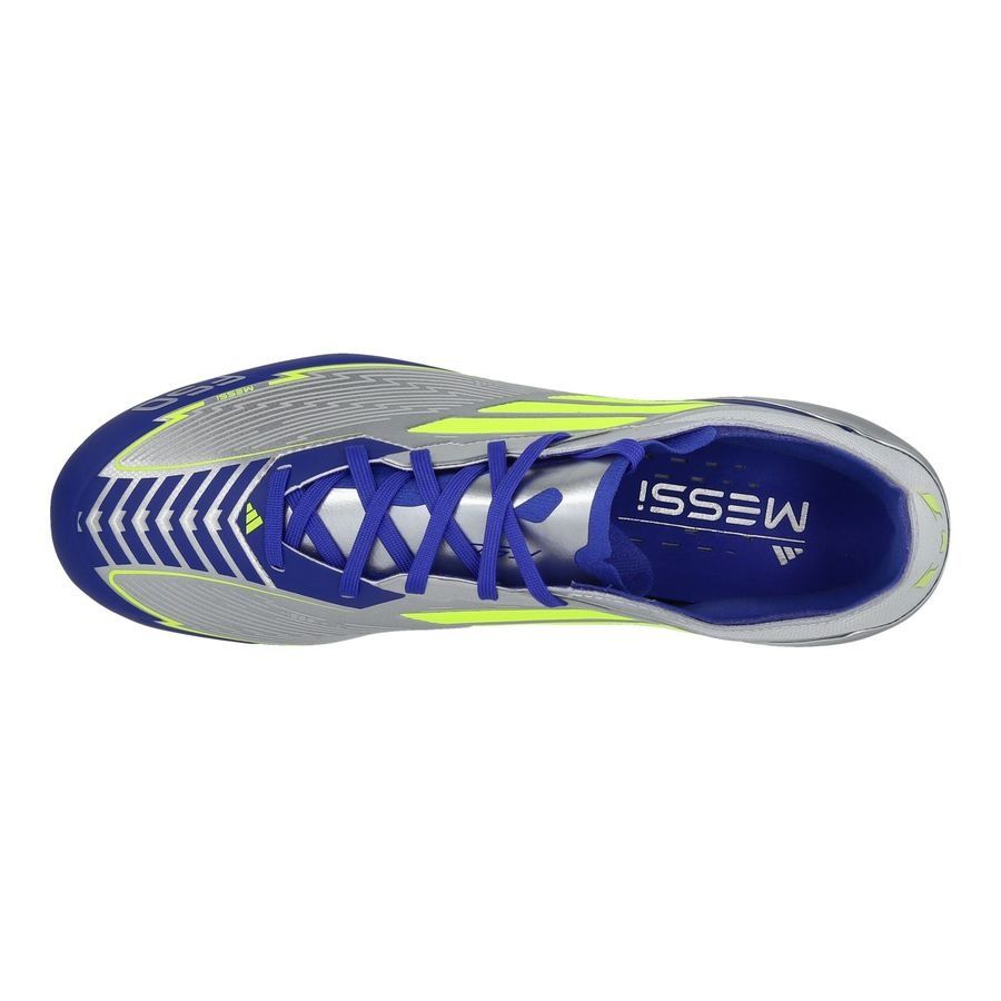 adidas F50 Messi Pro FG La Vida Rapida - Argenté/Jaune/Bleu