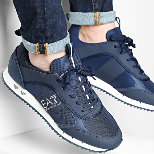Baskets X8X027-XK219 Navy White Silver