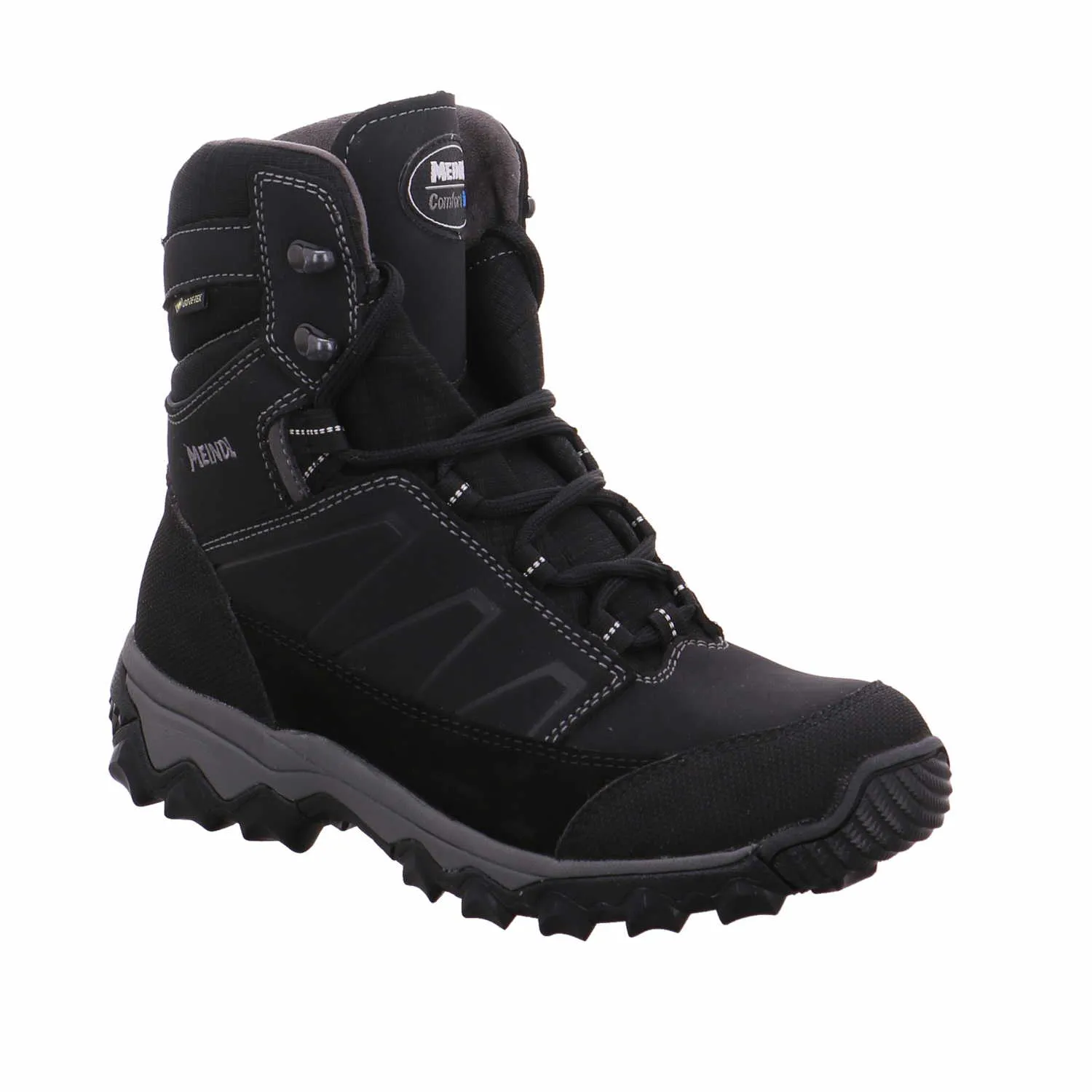 MEINDL Snowboots Damen Schwarz Synthetik  mit Gore-Tex
