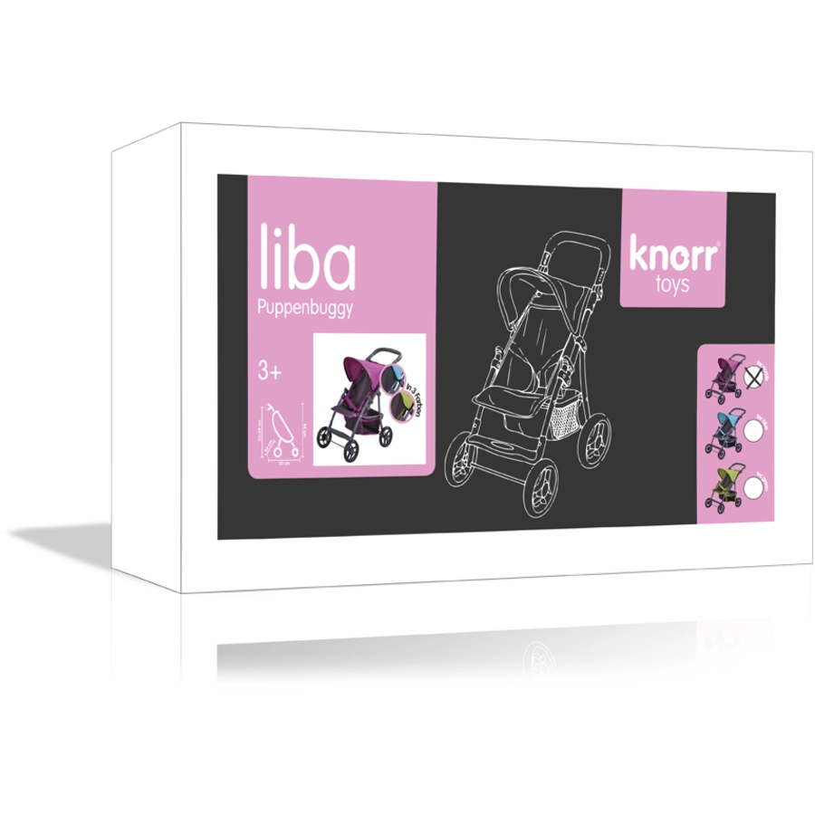 knorr toys® Puppenbuggy Liba  - tec purple