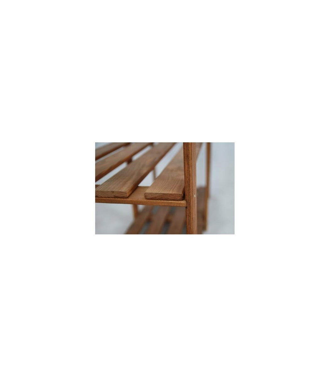 PROREGAL Hoekplank Pinepeak HxBxD 50 x 85 x 38 cm 2 Planken 1,2 cm Dik Dennenhout Bruin