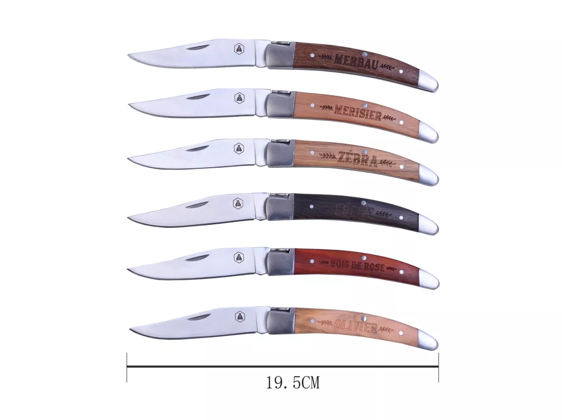 Coffret 6 couteaux pliants