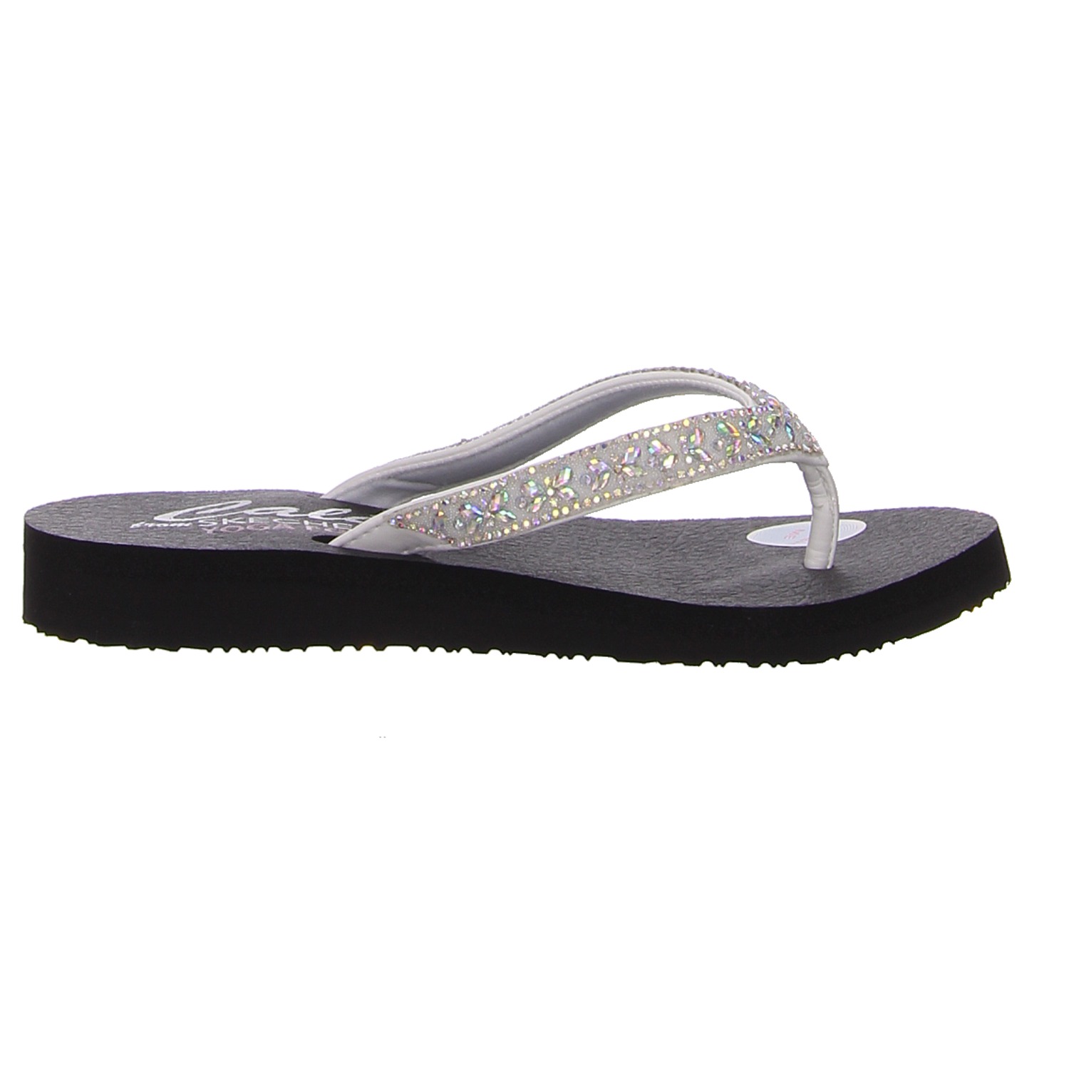 Skechers Zehentrenner weiß weiss/weiss kombi