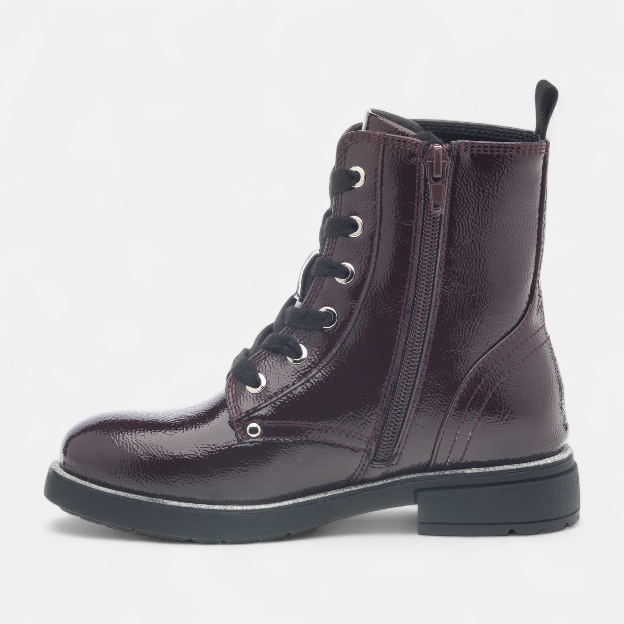 Boots Fille bordeaux