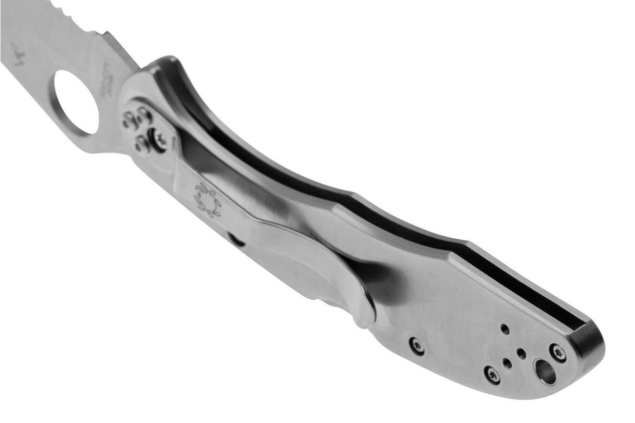 Spyderco Delica 4 Stainless Steel C11PS partly serrated zakmes
