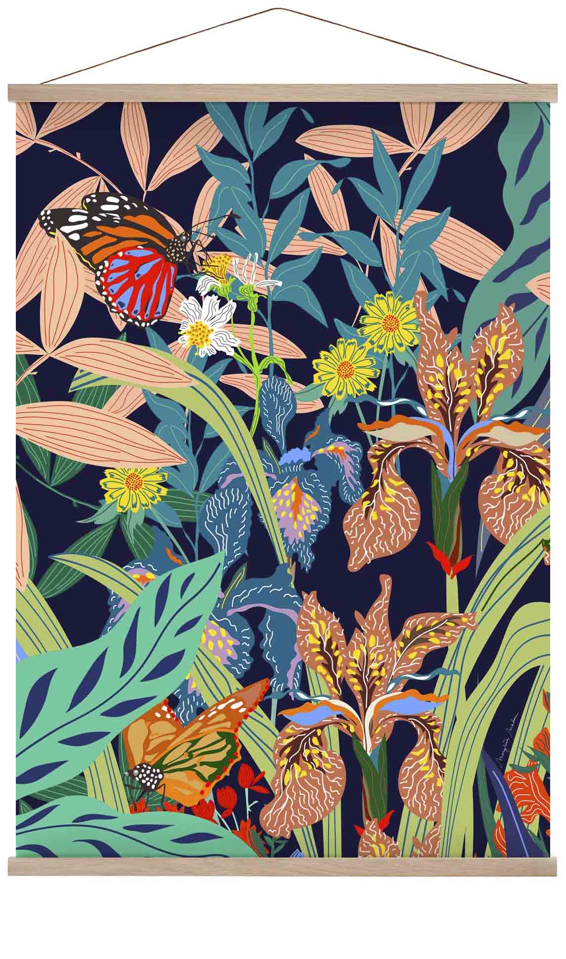 Schmetterling Tropischer Garten von MARYLENE MADOU