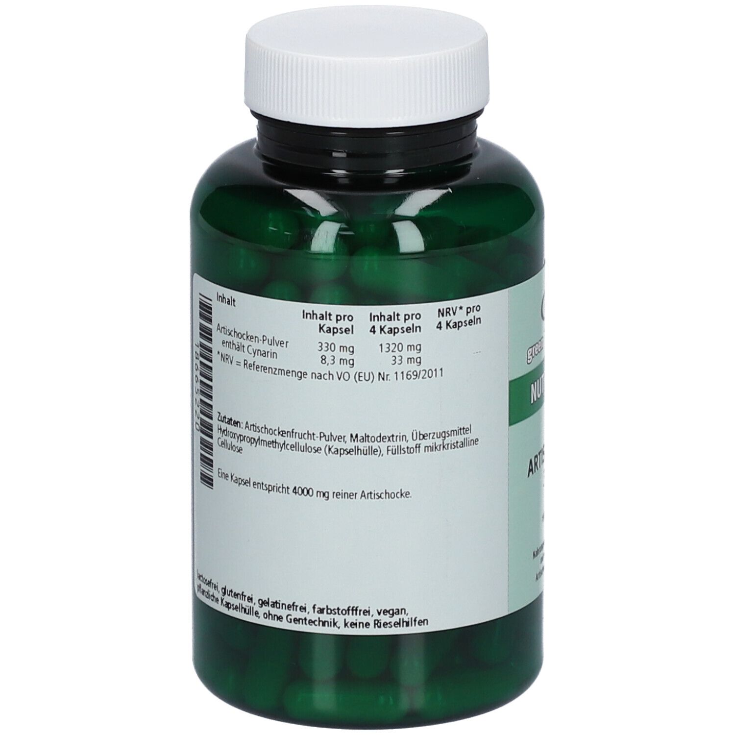 green line NUTRITHEKE Artischocke 332