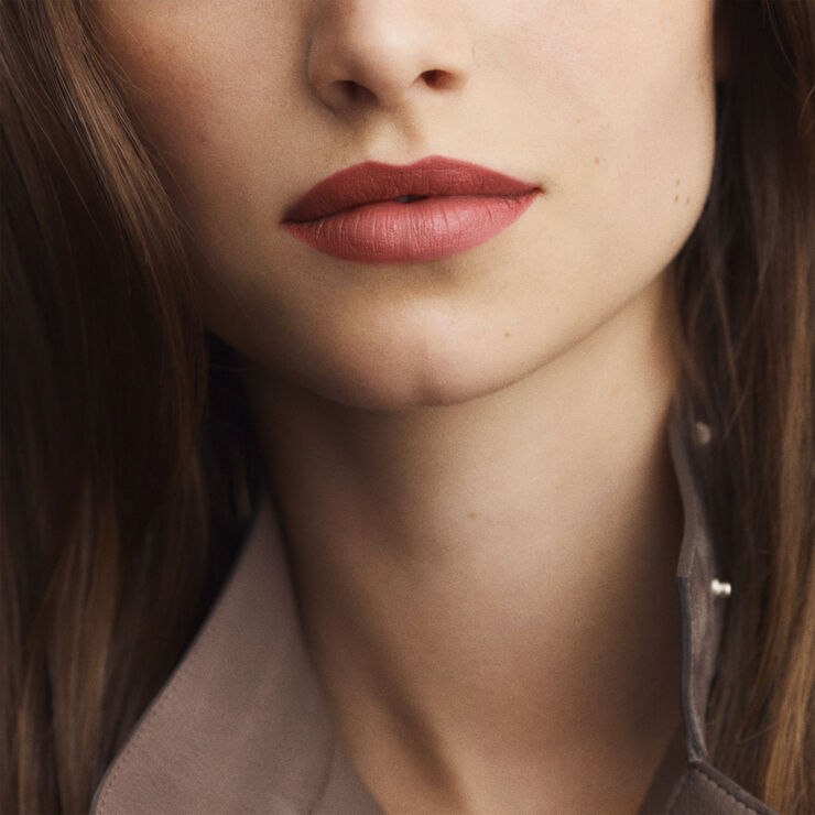 HERMÈS Rouge Hermès, satin lipstick refill, Rose Épicé