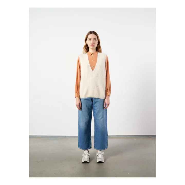 Bellerose Pull Dateis Angora - Collection Femme  | Ecru