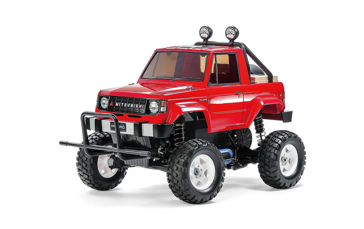 Monster Truck Mitsubishi Pajero CW-01 Bausatz, 1:10<br>2WD Off-Road Modell mit 1982 Mitsubishi Pajero Karosserie