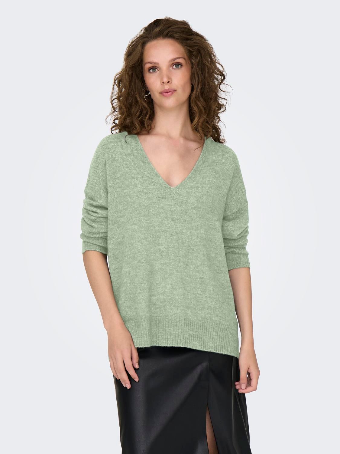 JDYELANORA Strickpullover Sea Foam