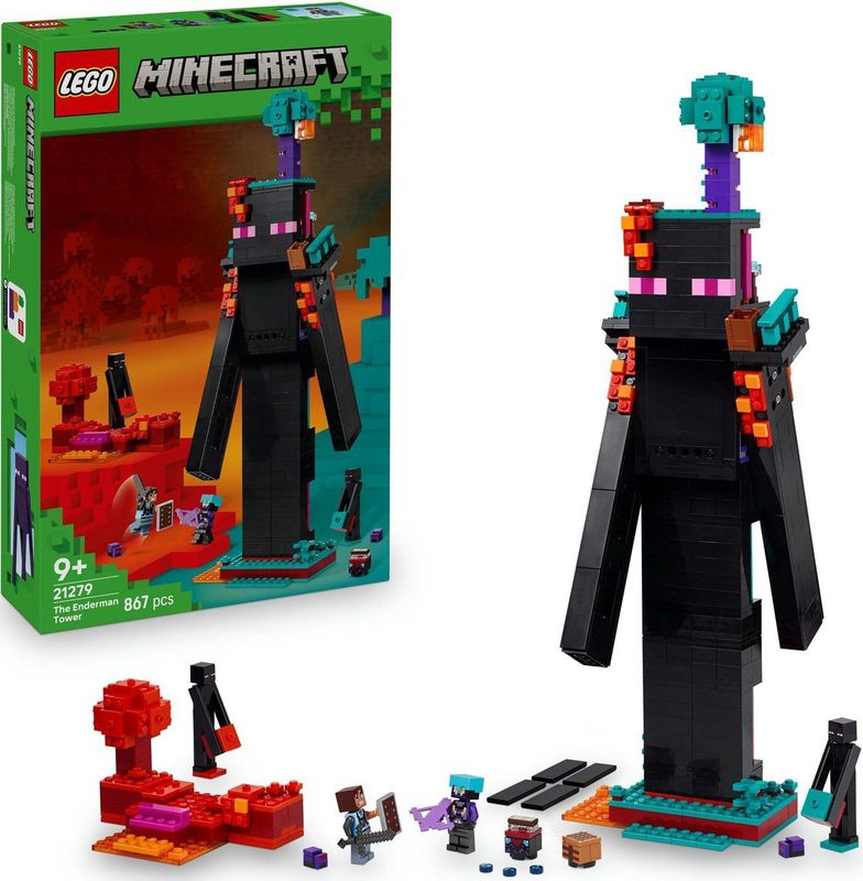 Lego - Enderman Toren - Bouwspel - Groen - Kunststof