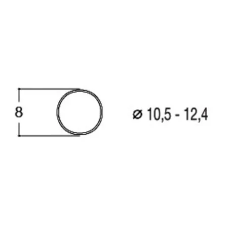 Roco Haftringsatz Gleichstrom, 10,3 - 12,8 mm, 10 Stück