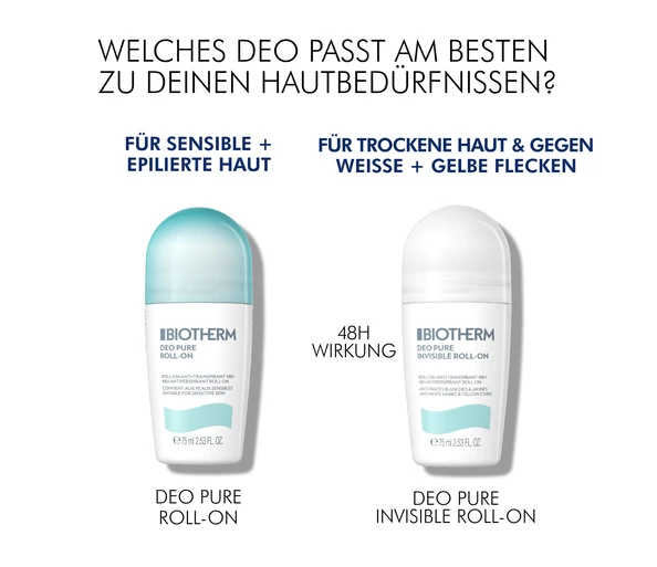 Biotherm Deo Pure Invisible Roll On 48H