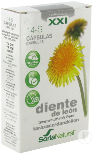 Soria Natural Formula XXI 14-S Taraxacum 30 Capsules