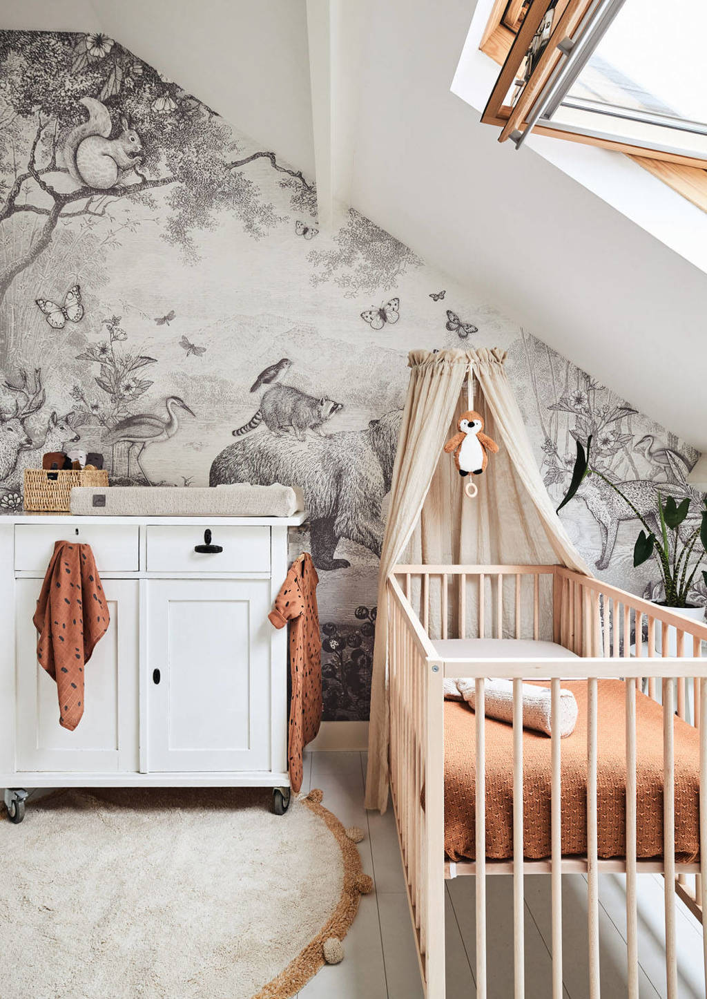 Topjersey baby ledikant hoeslaken 60x120cm nougat