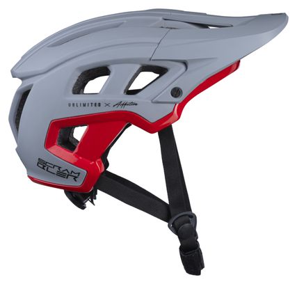 Casque Kenny Scrambler Kid Gris / Rouge