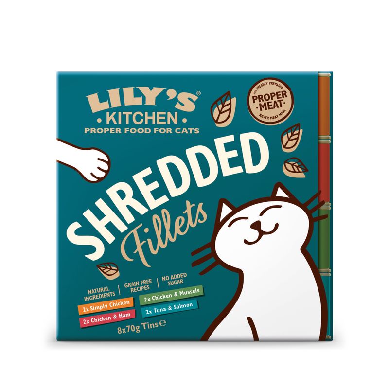 Lot Lily's Kitchen Shredded Fillets 16 x 70 g