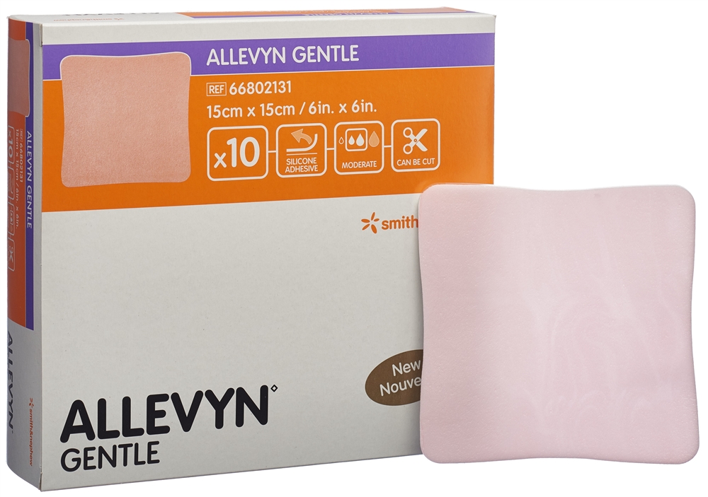 ALLEVYN Wundverband 15x15cm 10 Stk