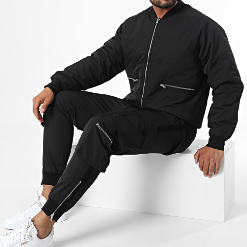 Ensemble Cargo Noir