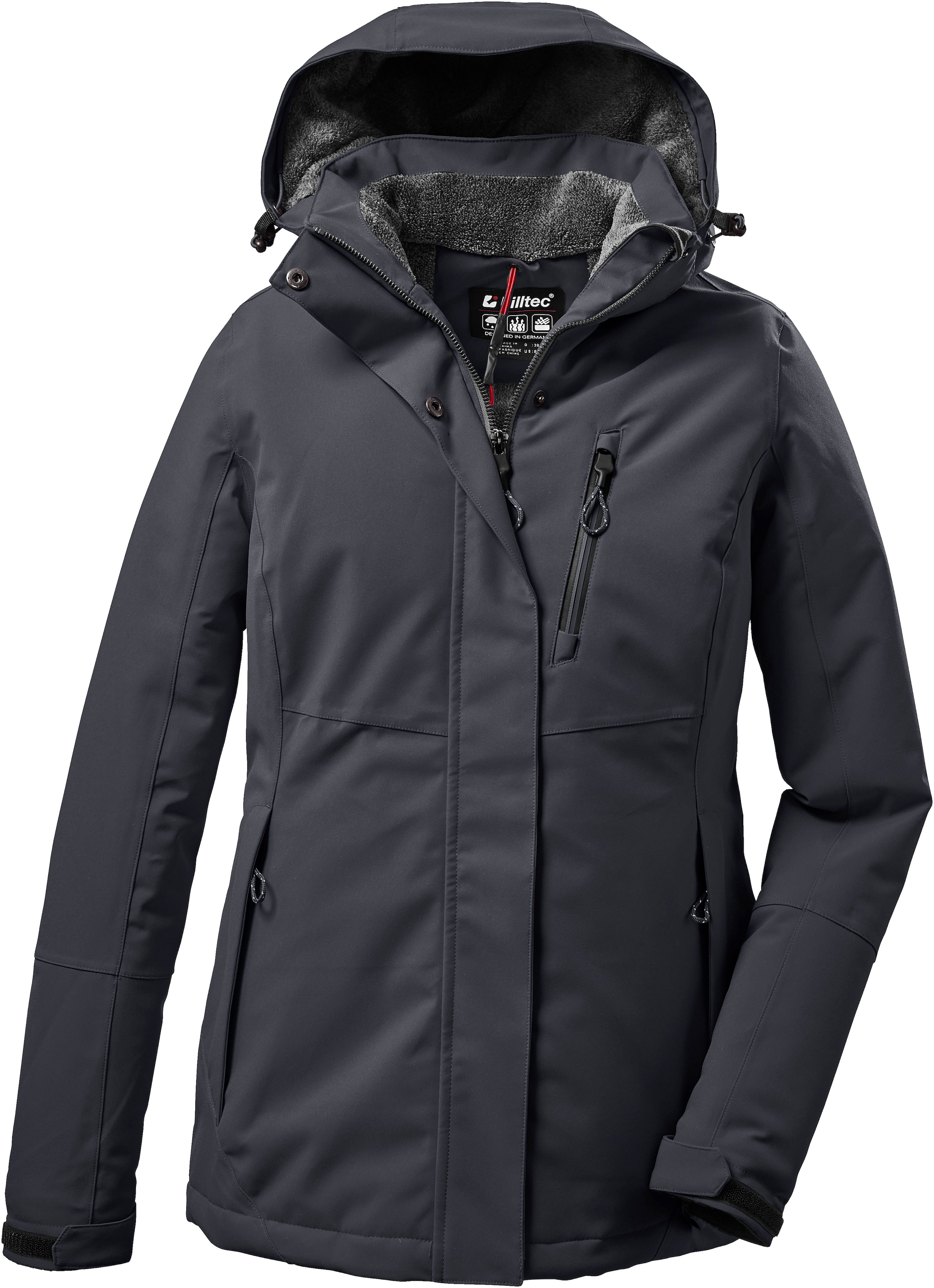 Killtec Funktionsjacke »KOW 140 WMN JCKT« mit Kapuze Wasserdicht & Winddicht & Atmungsaktiv