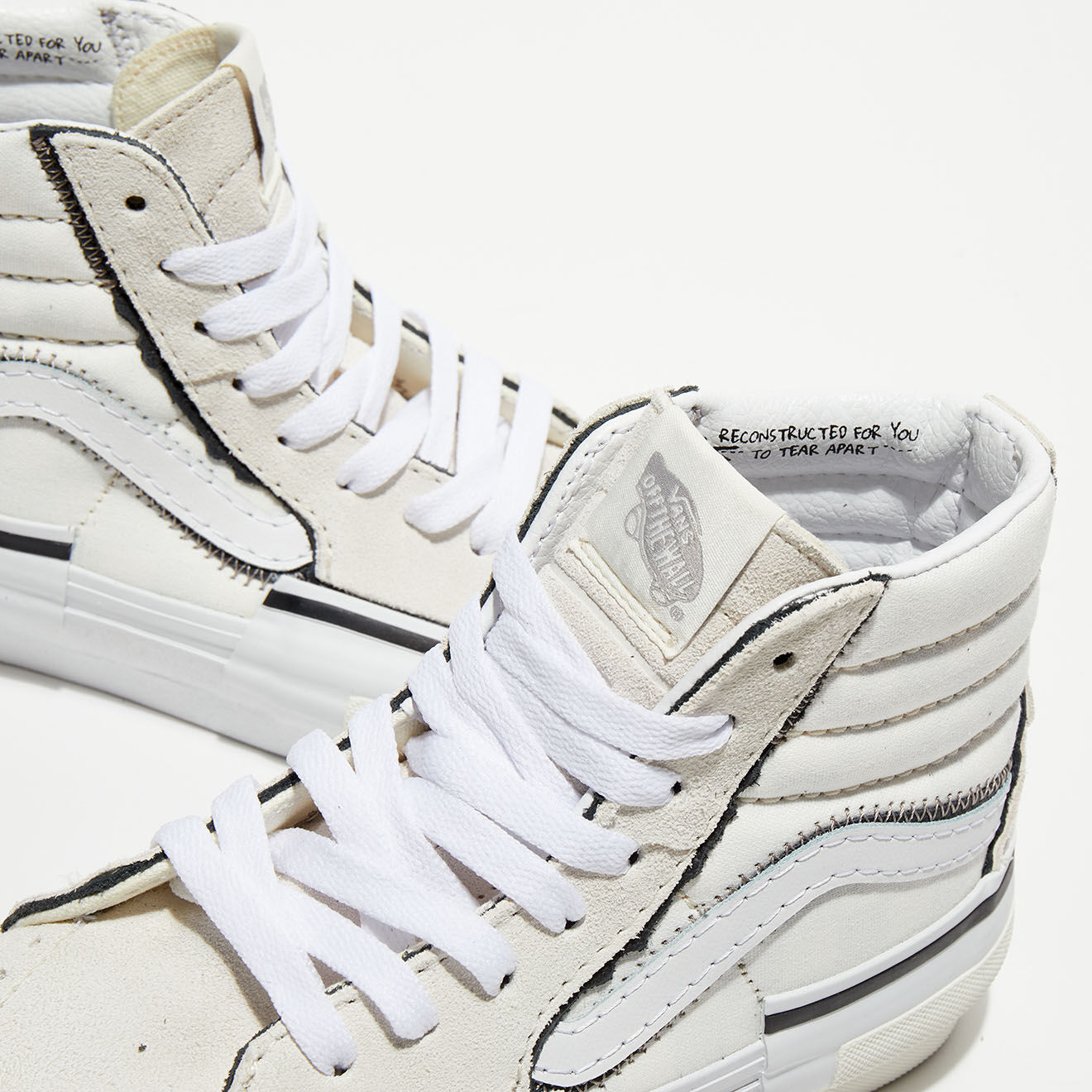 Vans Baskets SK8-Hi Reconstruct écrues