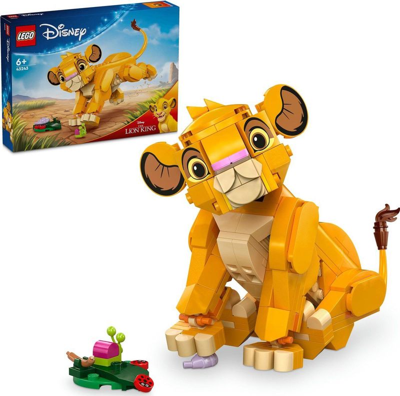 LEGO - Disney Simba - Bouwbaar Speelgoed - Kinderkamer Decoratie - Voor Kinderen Vanaf 6 Jaar