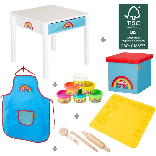 robaroba   x Play-Doh Basteltisch mit Hocker