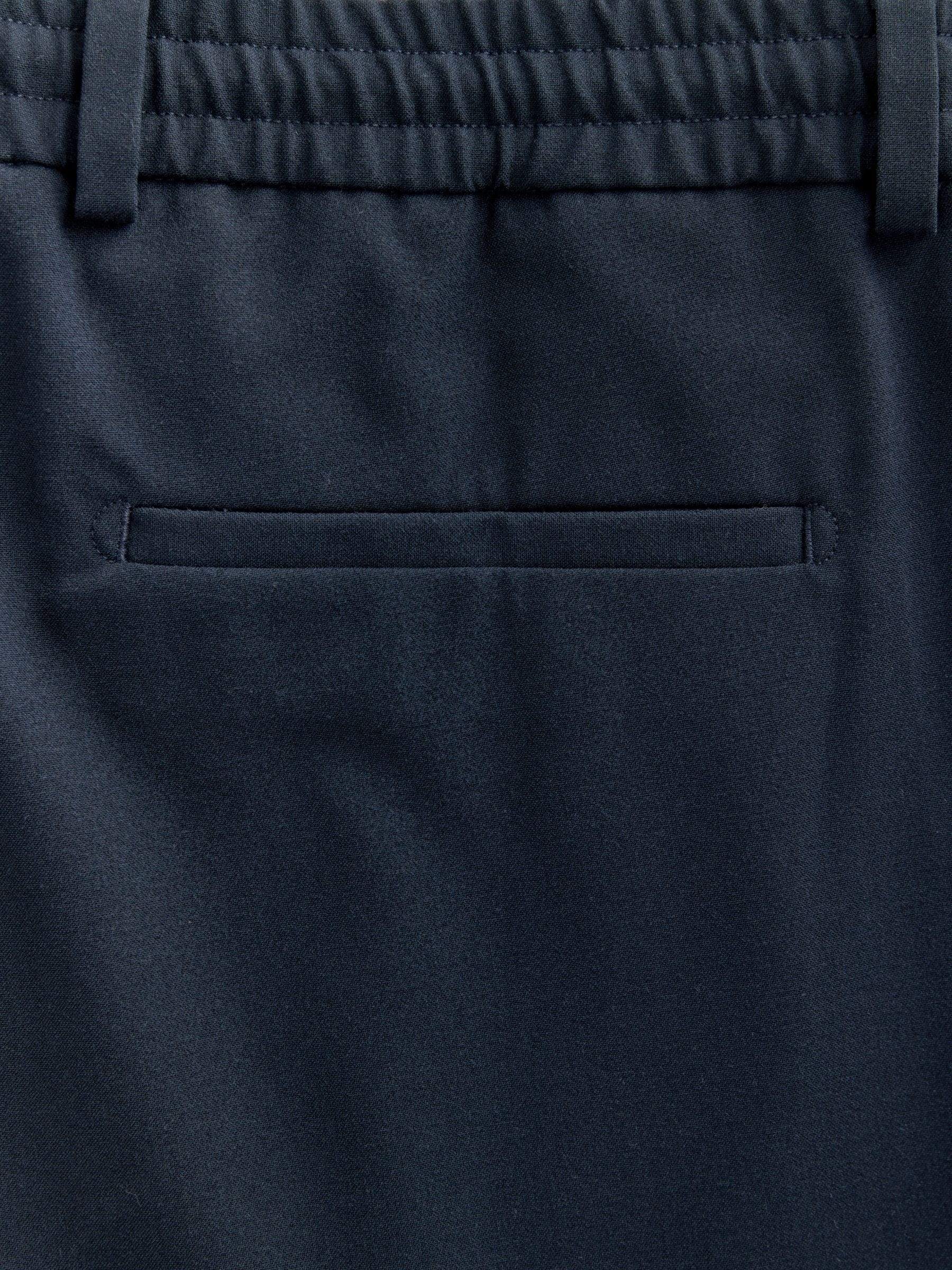 Donkerblauw - Slim fit stretchy Broeken met intern trekkoord