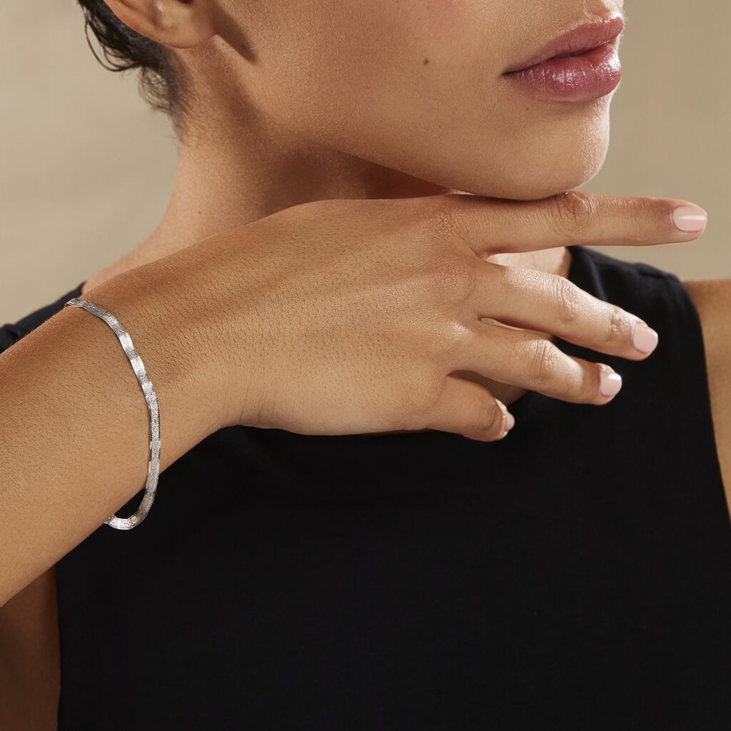 Bracelet Leonte Argent Blanc