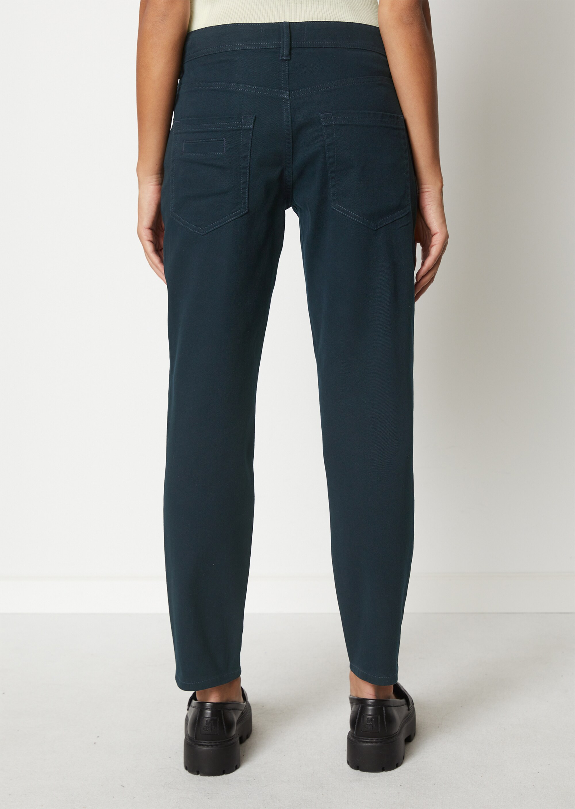 Jeans Modell THEDA boyfriend cropped aus Brushed Cotton-Twill