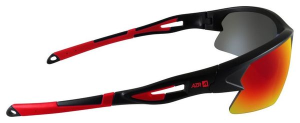 Coffret Lunettes AZR Huez Noir et Rouge/Écran rouge multicouche