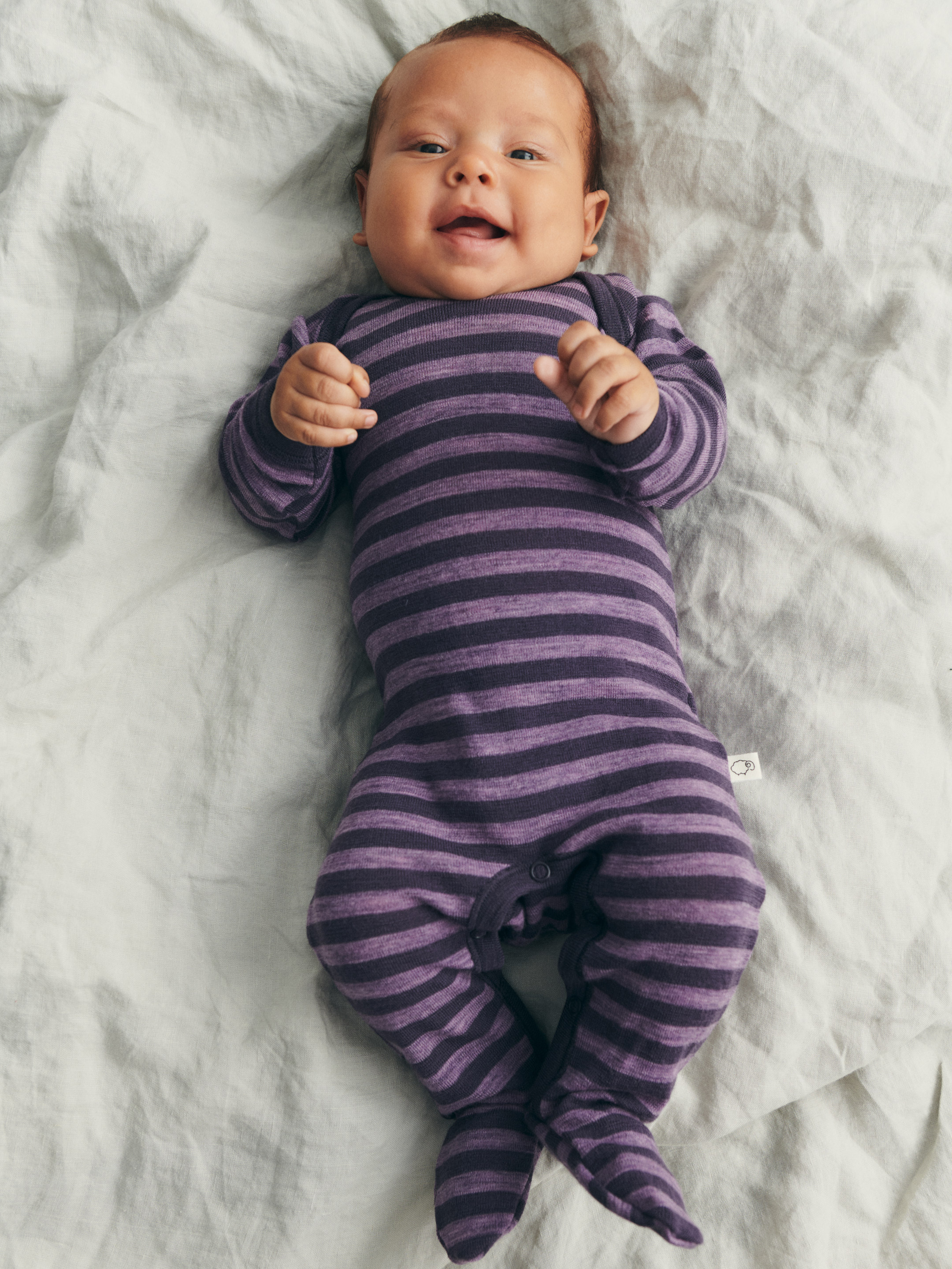 Boxpakje met voetjes van merinowol voor baby's