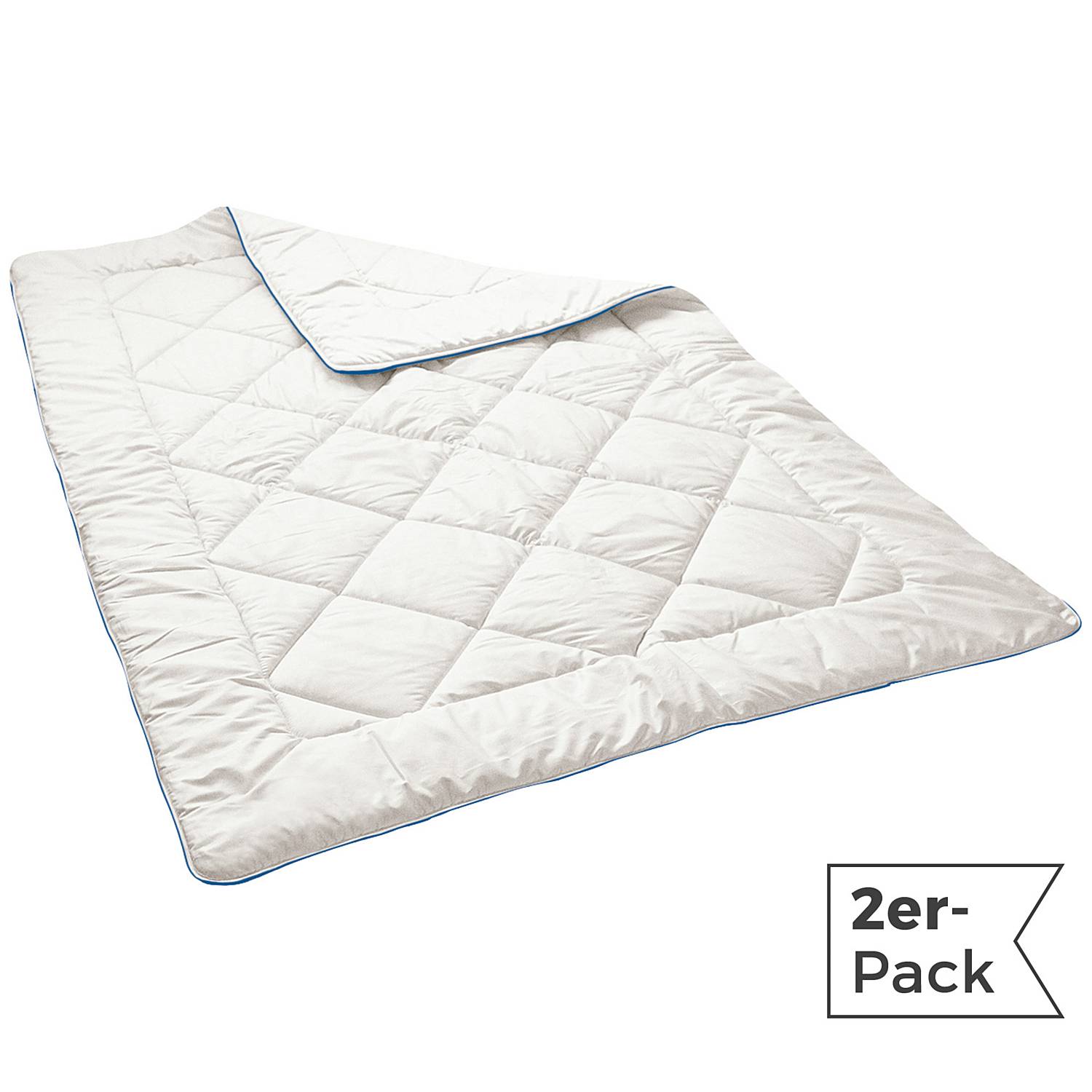 Irisette Schafschurwoll Duo-Steppbett im 2er-Pack