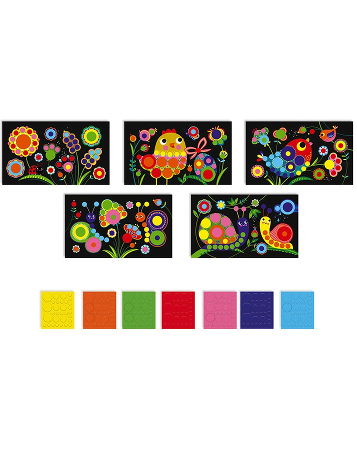 Sticker-Bilder FRÜHLING 5er-Set