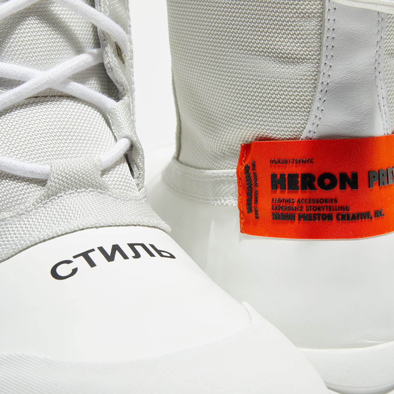 Heron Preston Boots Security blanches