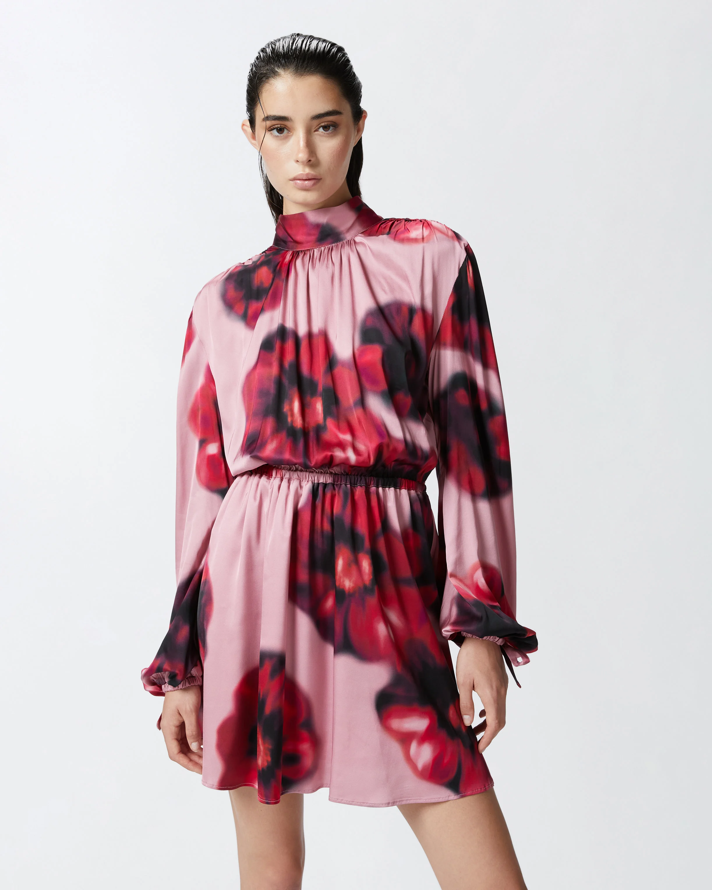 Mini-robe dos nu à imprimé floral | Multicolore
